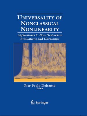cover image of Universality of Nonclassical Nonlinearity